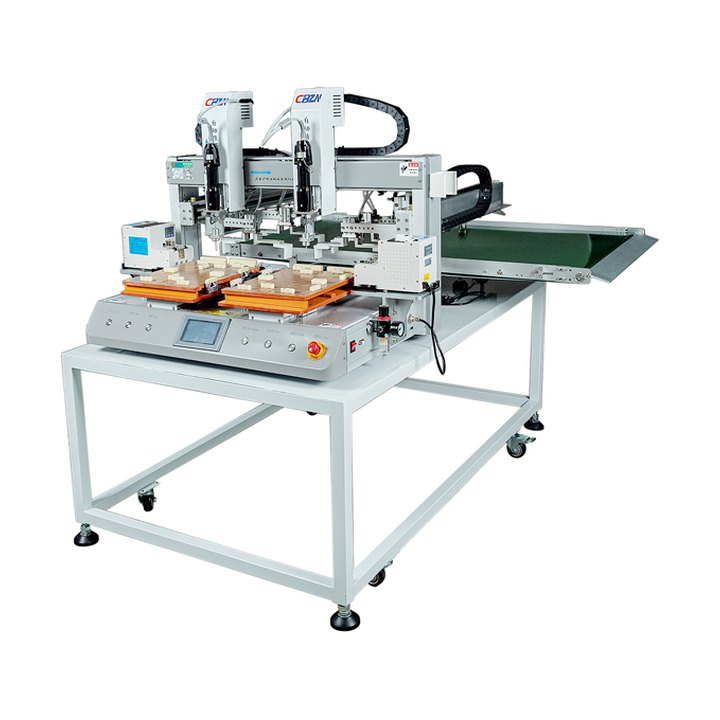 Dual-Head Double-Platform with Rear Screw Take-out